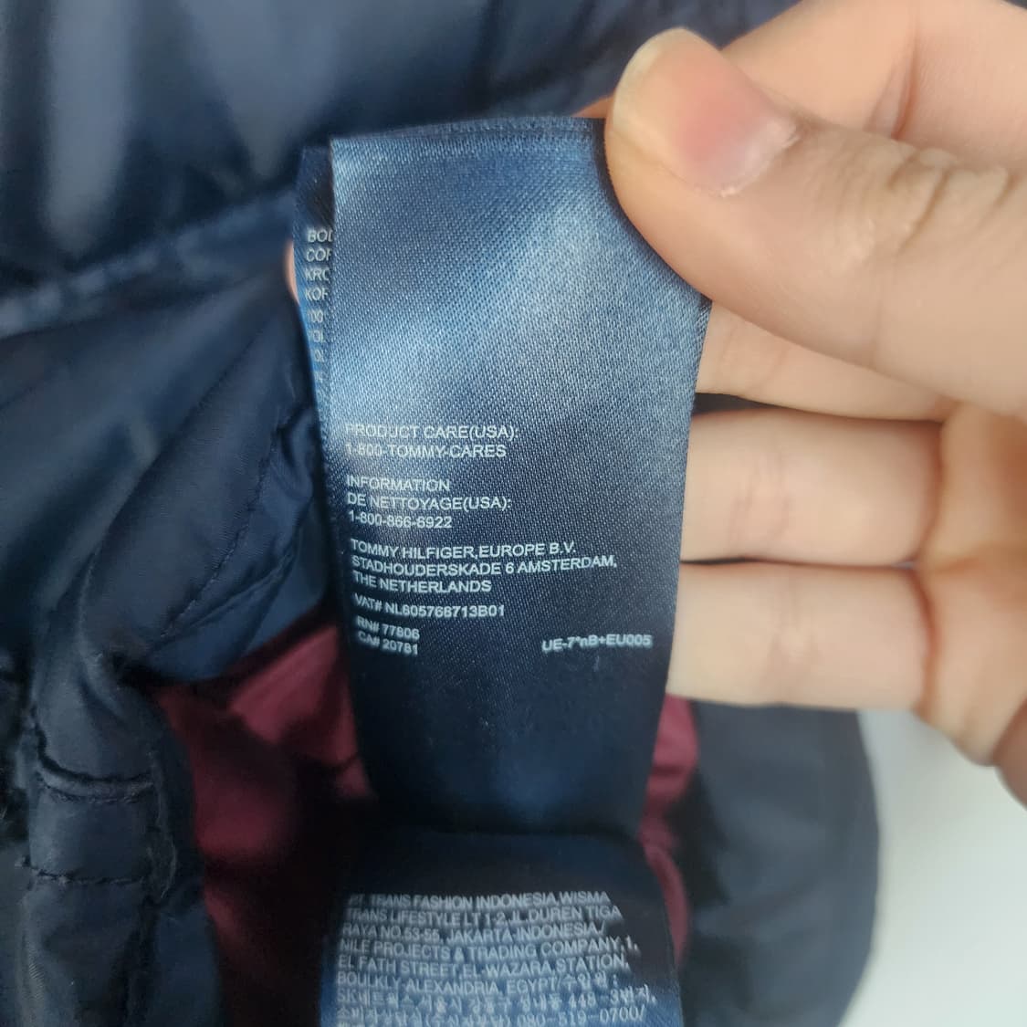 타미힐피거 퀼팅 패딩 상품이미지6