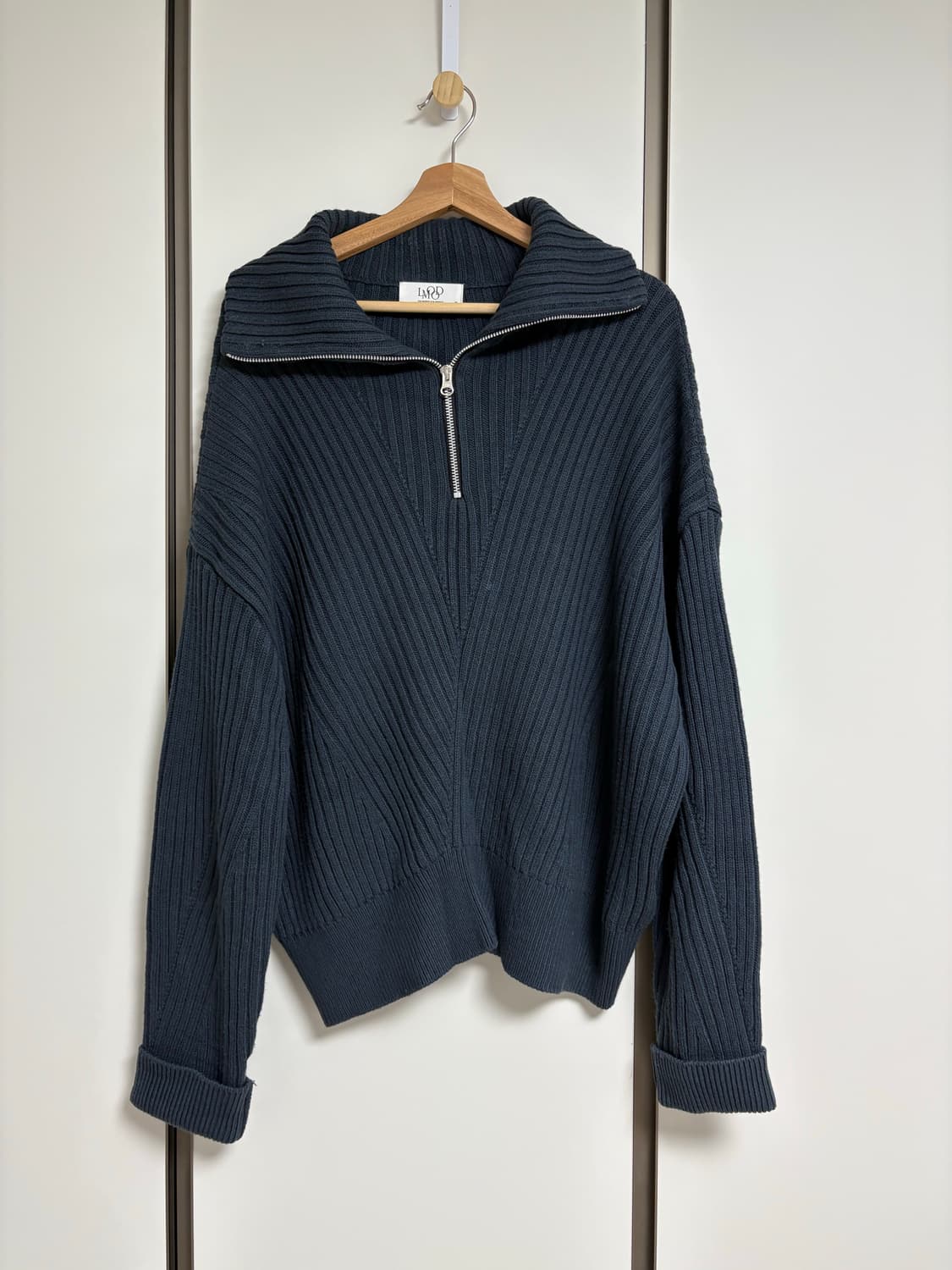 LMOOD 하프집업 니트 46 상품이미지1