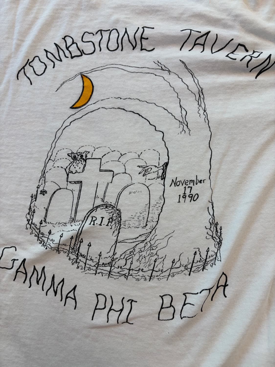 90‘s vintage grave tee 상품이미지4