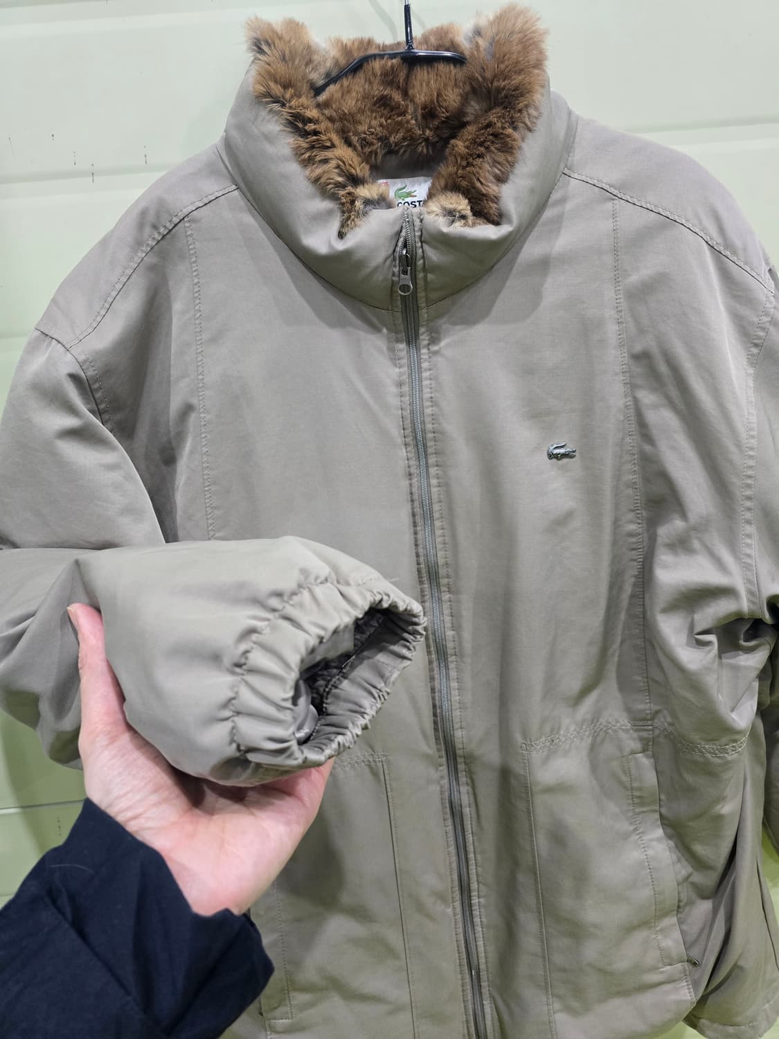 라코스테 퍼 카라 패딩 점퍼 상품이미지8