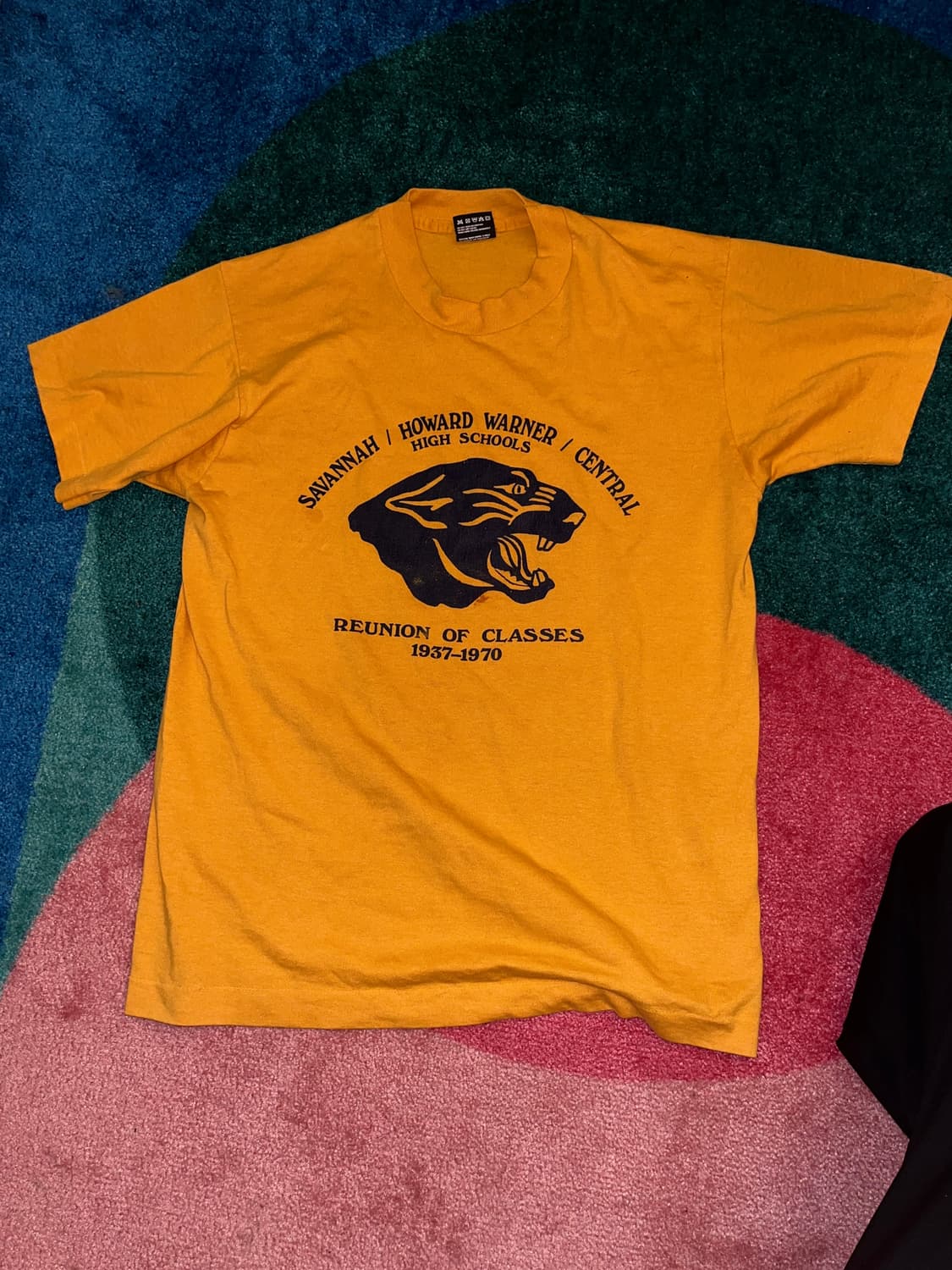 90’s Made in usa t-shirts black panther 상품이미지2