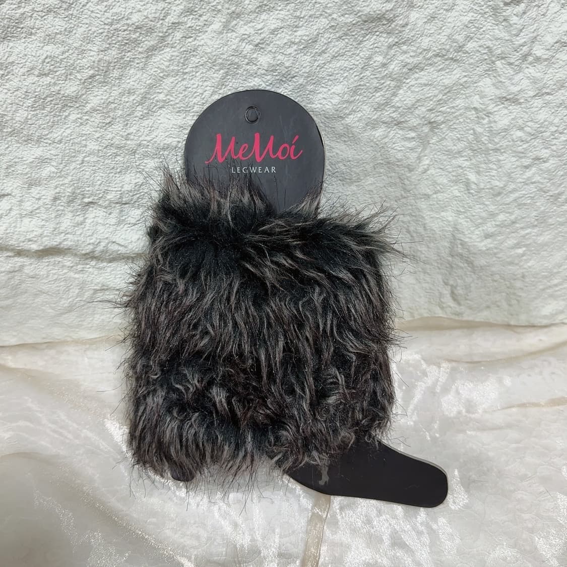 빈티지 Y2K memoi 블랙 퍼 레그워머 발토시 상품이미지1