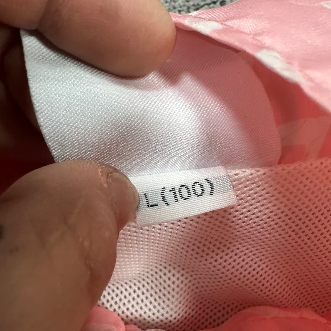 ✨ (바배) MLB 현아 모노그램 핑크 바람막이 상품이미지3