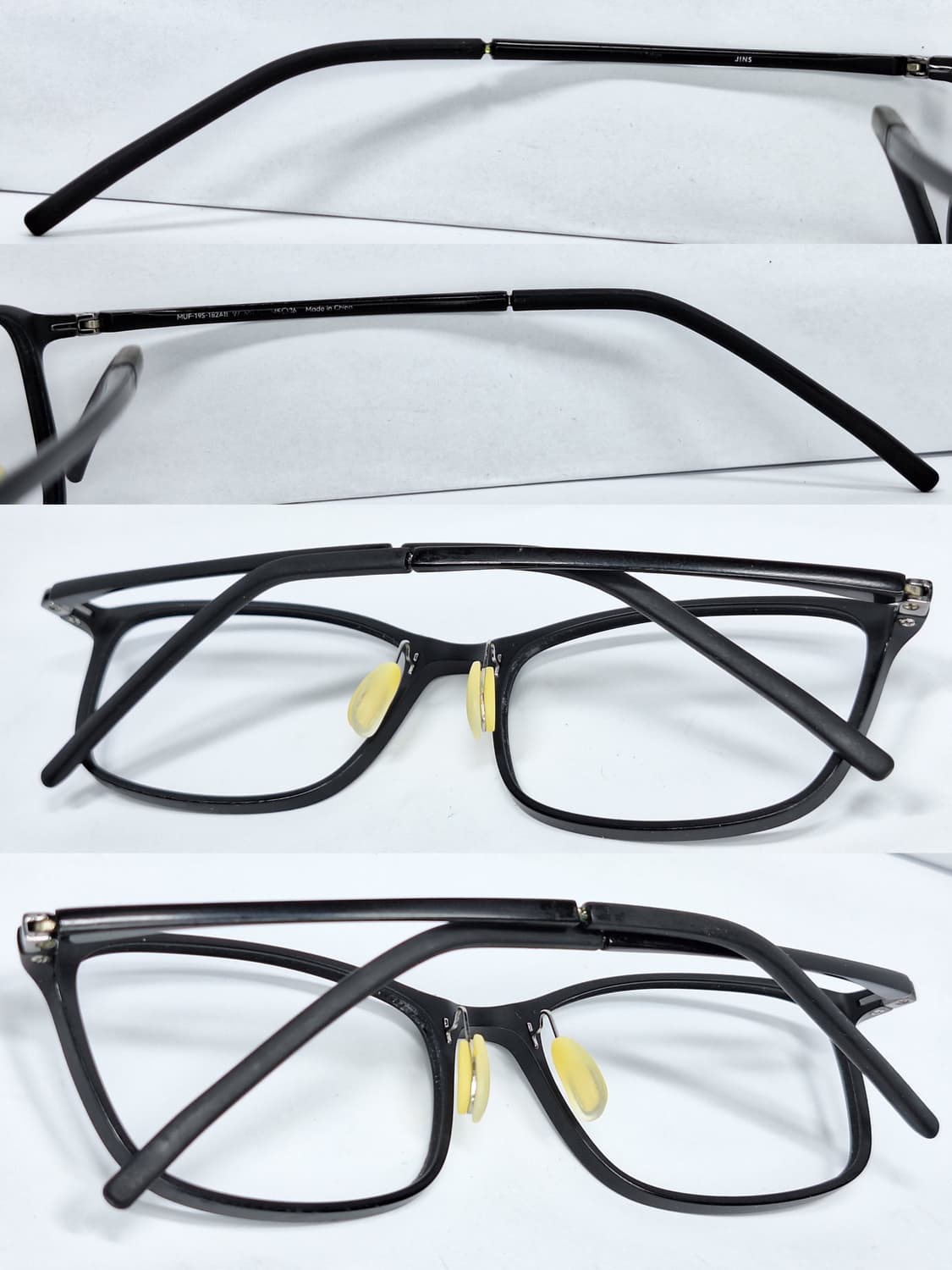 JINS 진스 MUF-19S-182 에어프레임 슬림 안경테/일본수입  상품이미지6