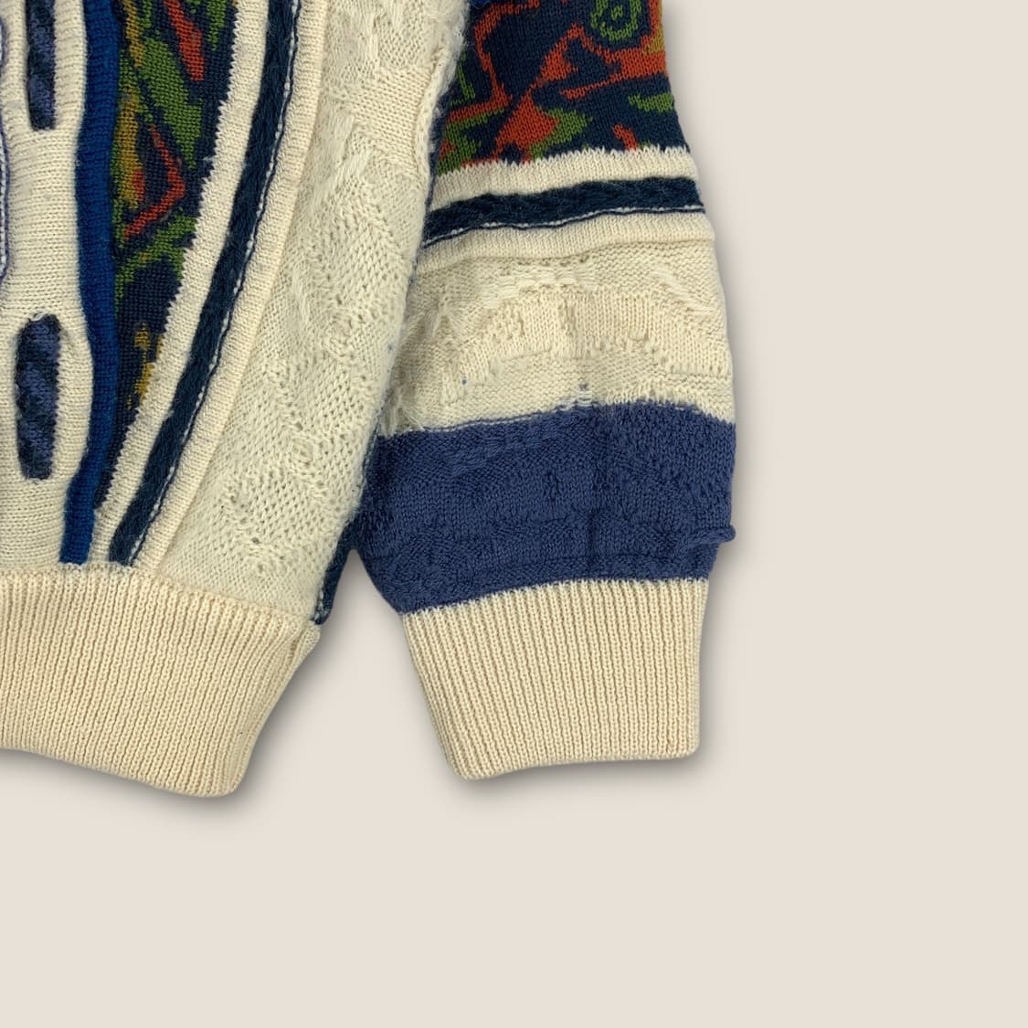 오스트레일리아 케이블패턴 PK카라 니트 상품이미지4