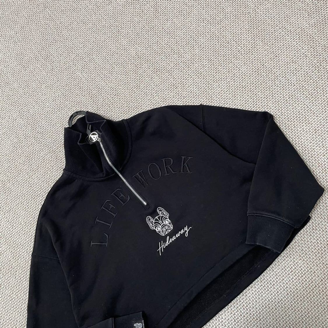 라이프워크  반집업 여성 맨투맨 6507 상품이미지2