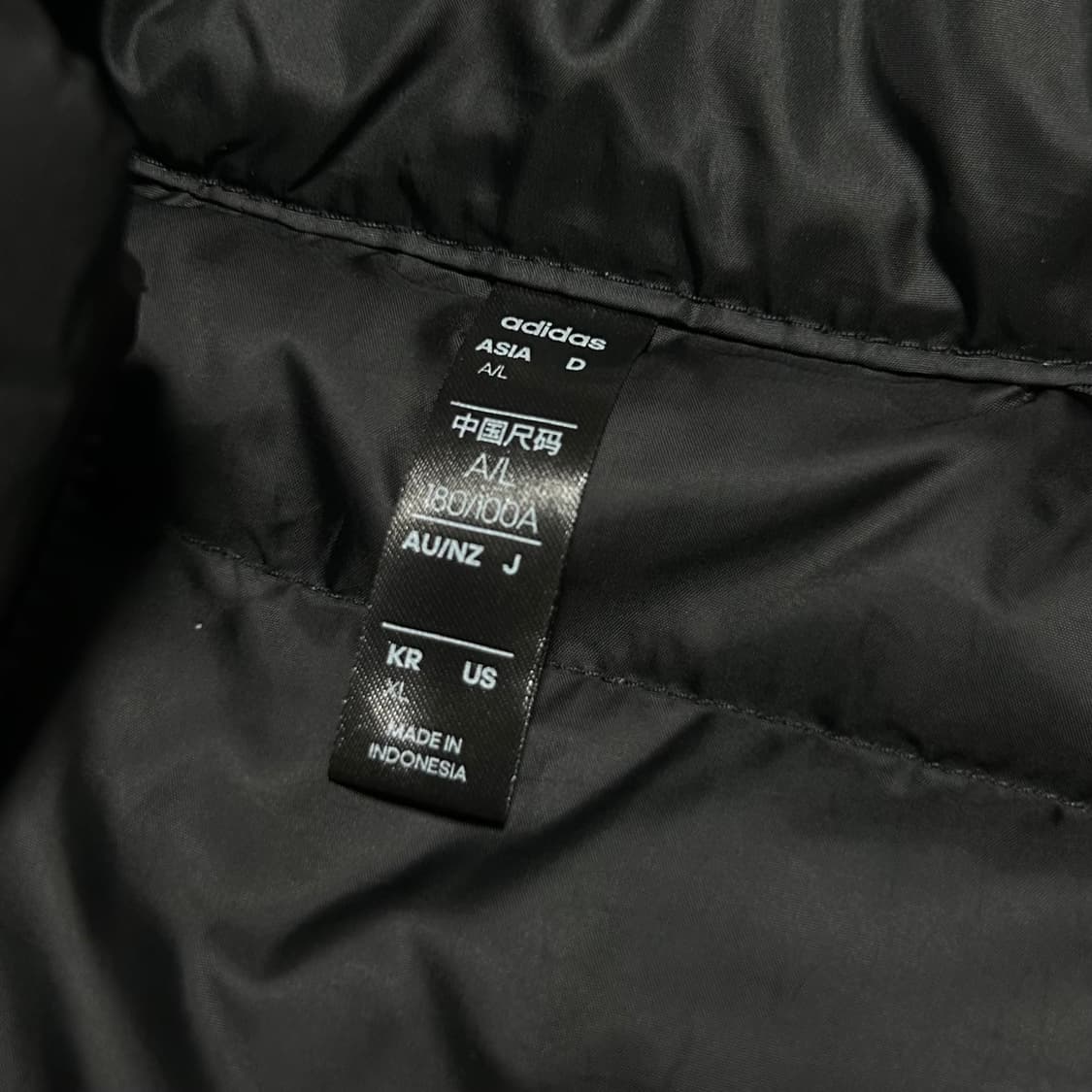 [L] adidas 아디다스 다운 경량 패딩 자켓 상품이미지4