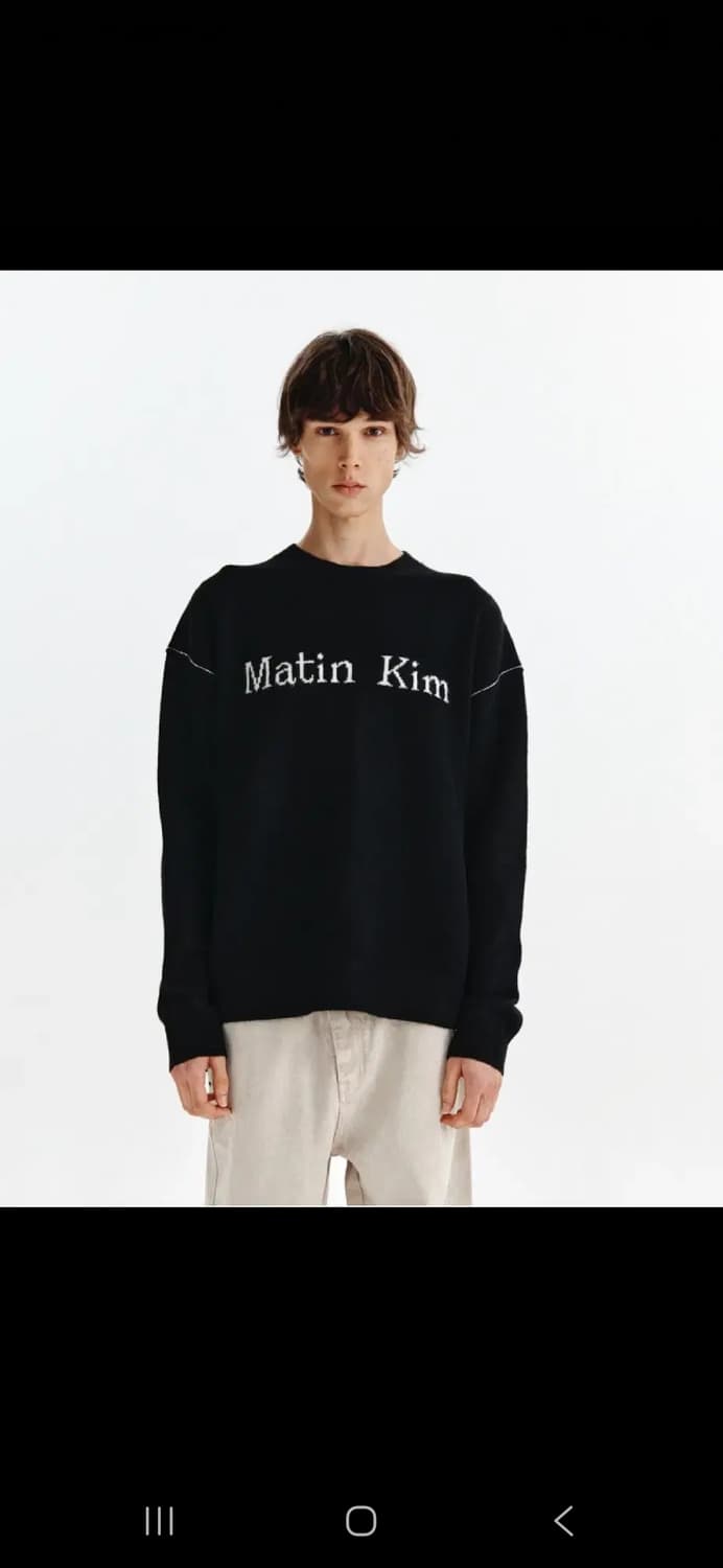 마뗑킴 컬러라인 니트 공용M사이즈 상품이미지1