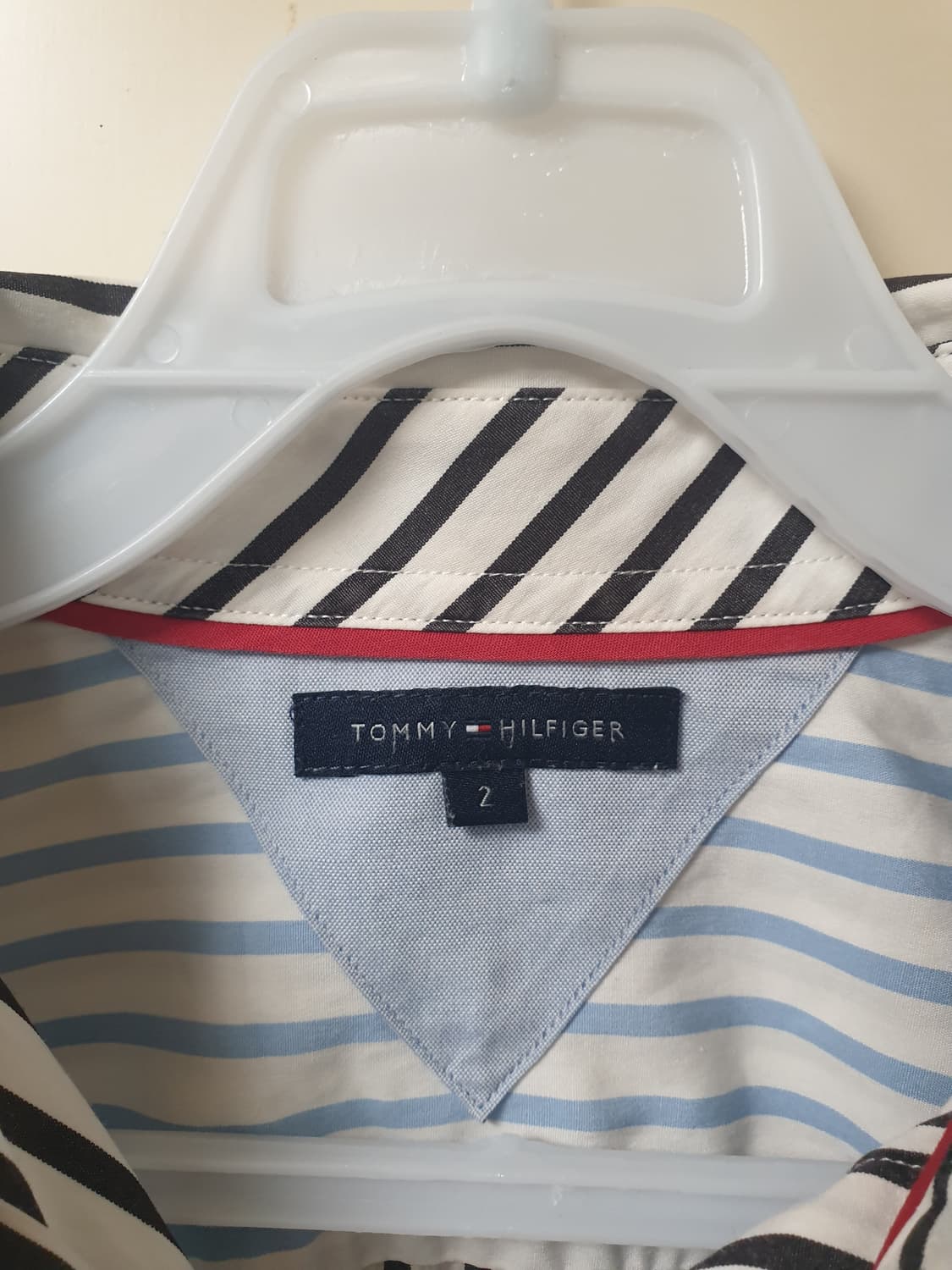 [여성] 타미힐피거 정품 스트라이프 셔츠 사이즈 2 상품이미지3