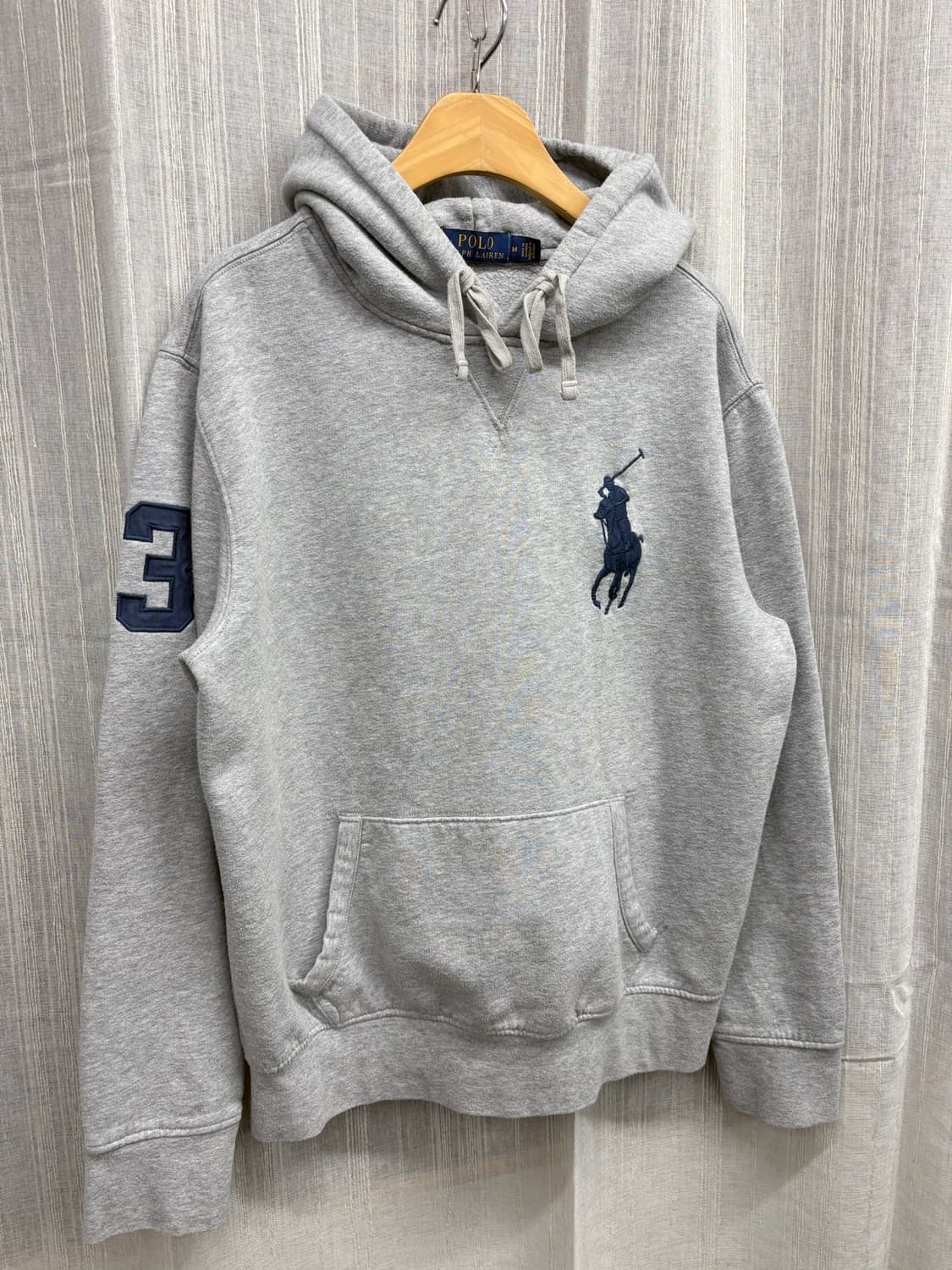 폴로 랄프로렌 그레이 빅포니 후드티 상품이미지2