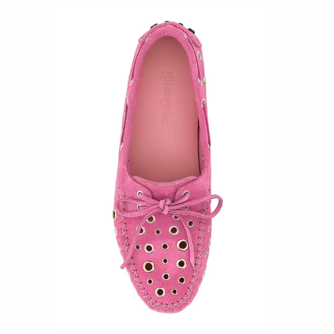 [36,37,38,39]기마구아스 아일렛 드라이빙 슈즈/핑크 상품이미지3