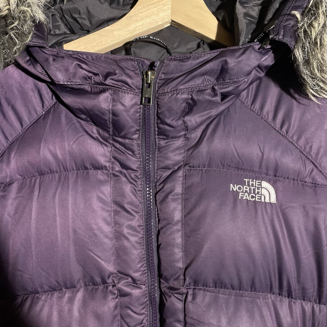 노스페이스 고담 다운 패딩 자켓 퍼플 550 상품이미지2