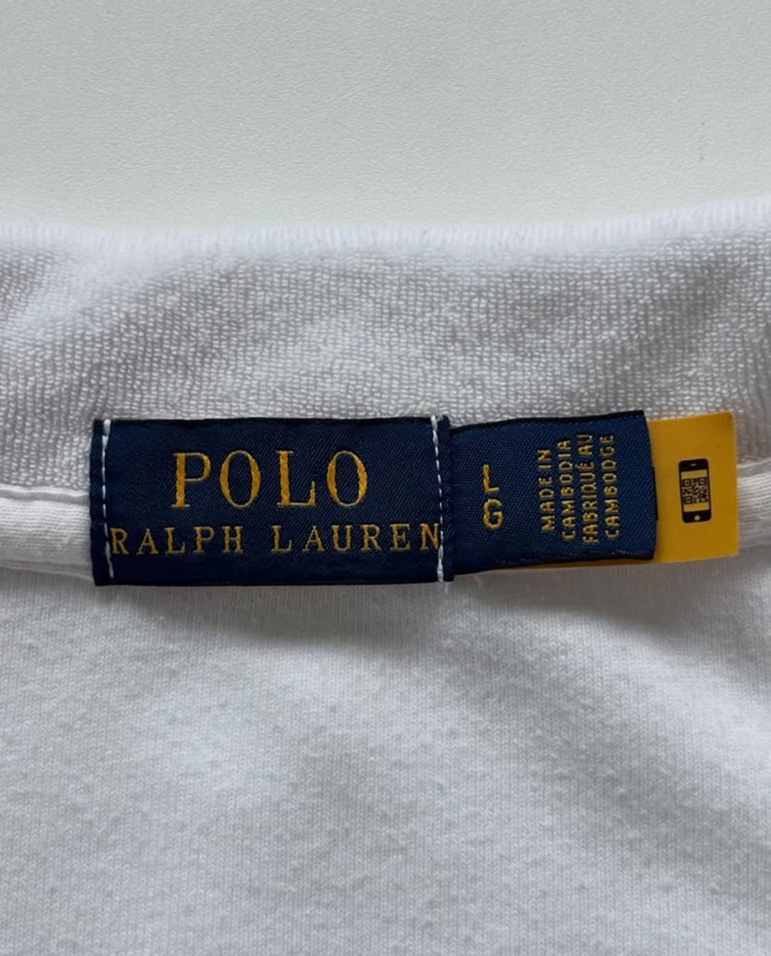 Polo 폴로 신형라벨 화이트 테리 pk 반팔  상품이미지5