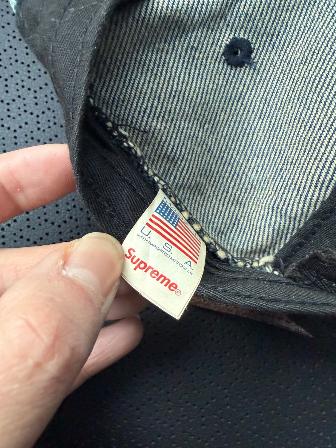 슈프림 데님 캠프캡 상품이미지2