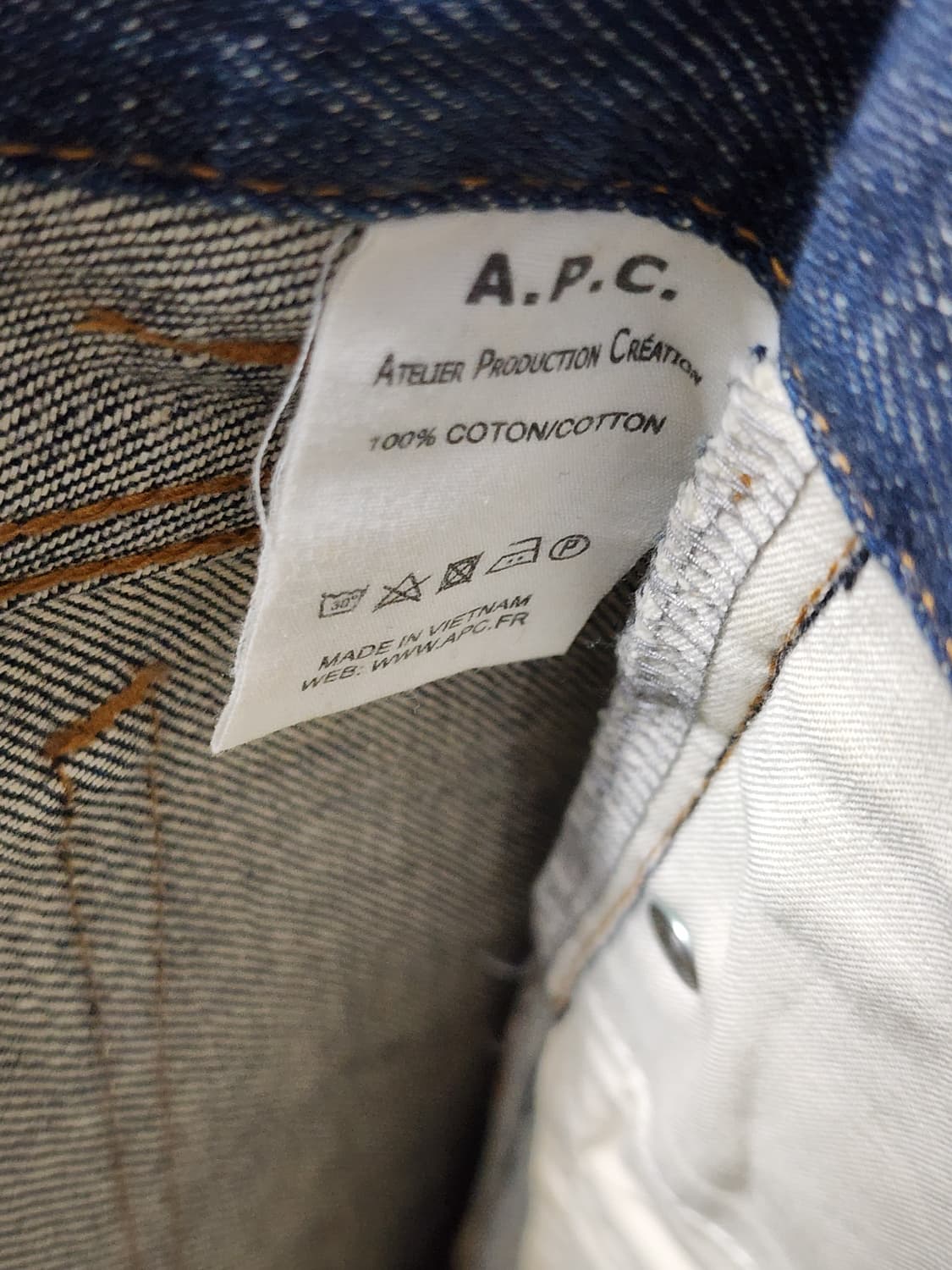 A.P.C 아페쎄 셀비지 데님 상품이미지5