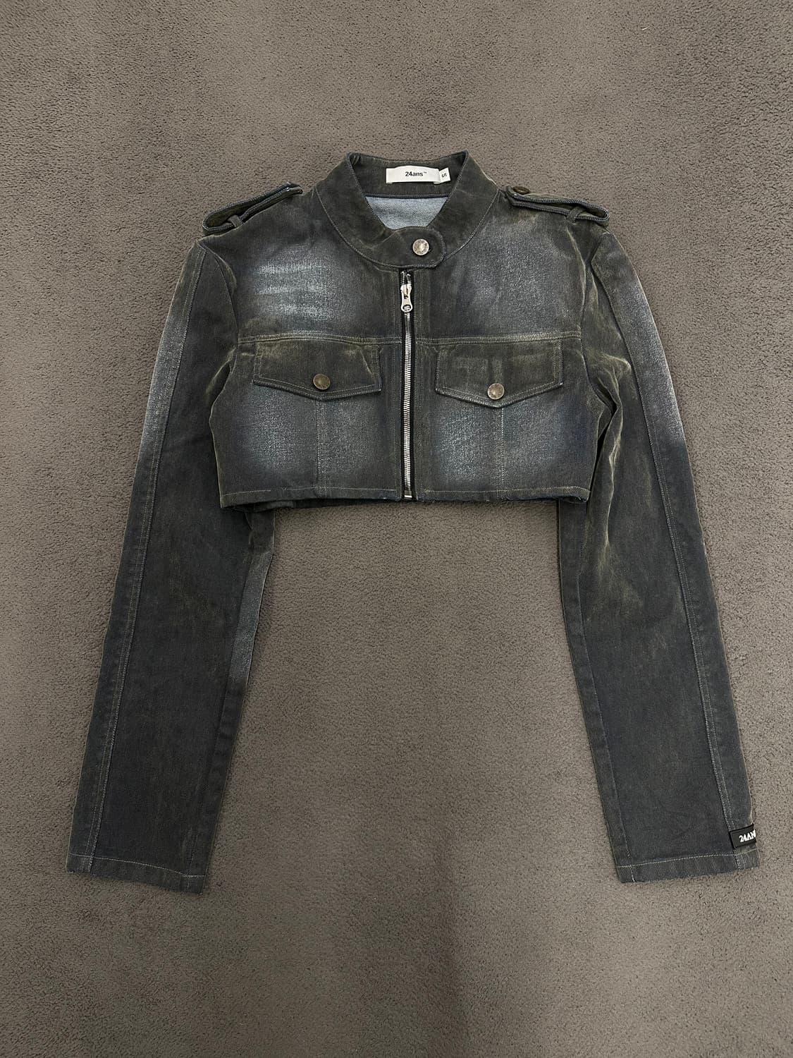 24ans 크롭 라이더 자켓 처분  상품이미지1