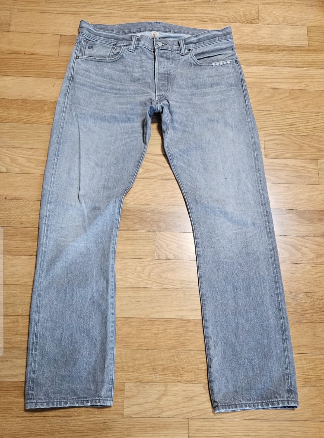 RRL Grey Selvage Straight Leg  Jeans 34 상품이미지2