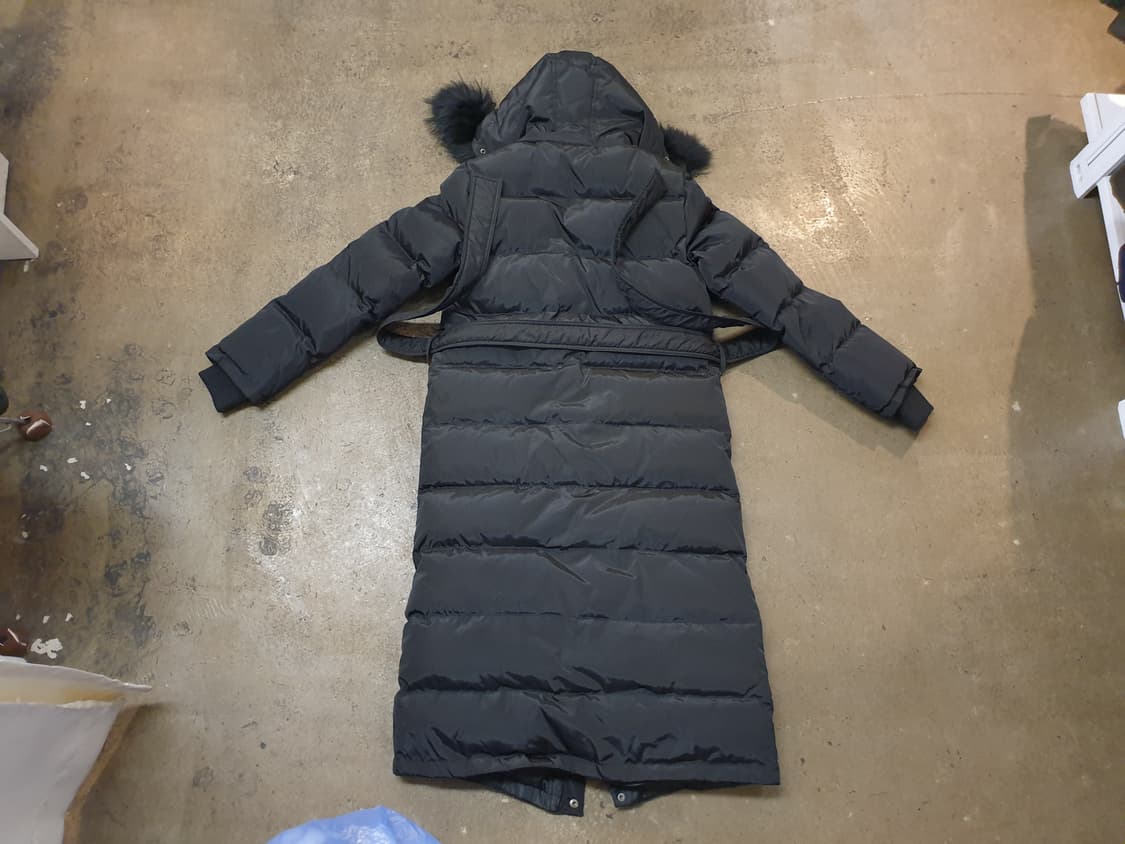 몽클레어 감마블루 여성 롱패딩 S 블랙 상품이미지3