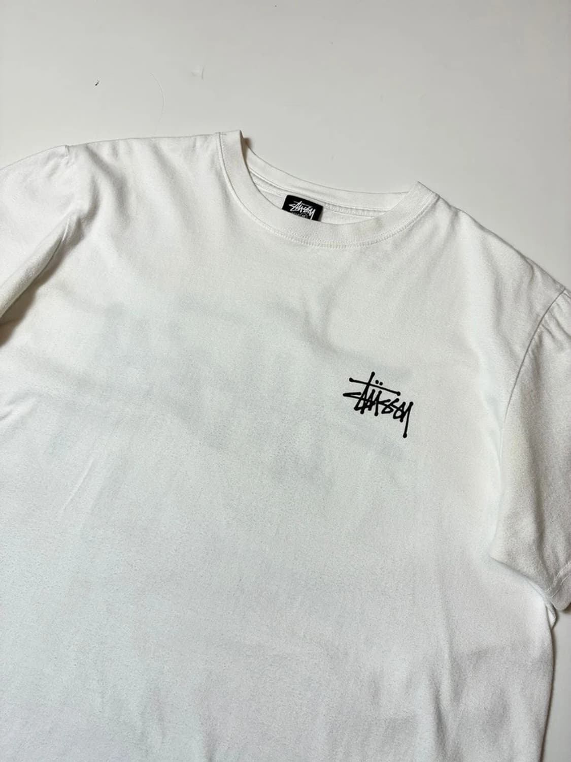 스투시 베이직 로고 코튼 반팔 티셔츠 PN9693 상품이미지4