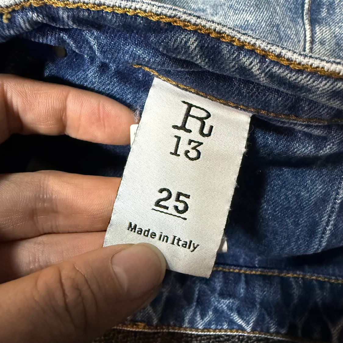 R13 더블 레이어드 데님 팬츠  상품이미지8