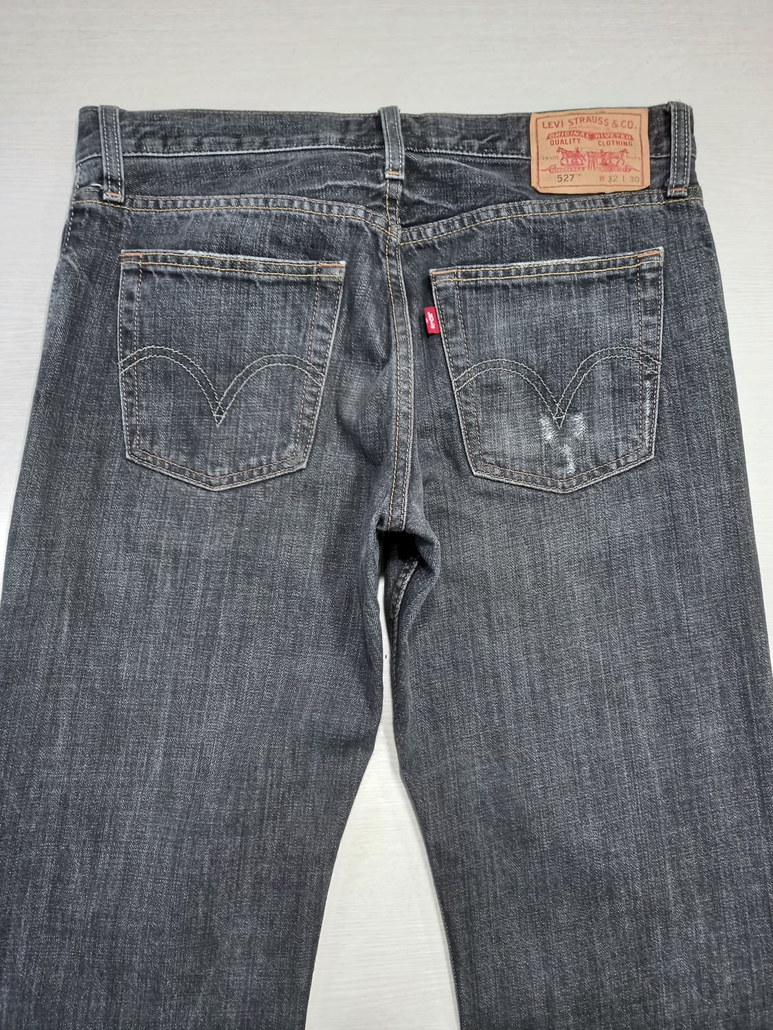 32 07's 리바이스527 약골반 데미지워싱 부츠컷 32-296 상품이미지4