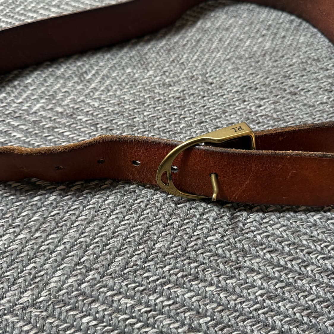 폴로 랄프로렌 브라운 가죽 벨트 상품이미지2