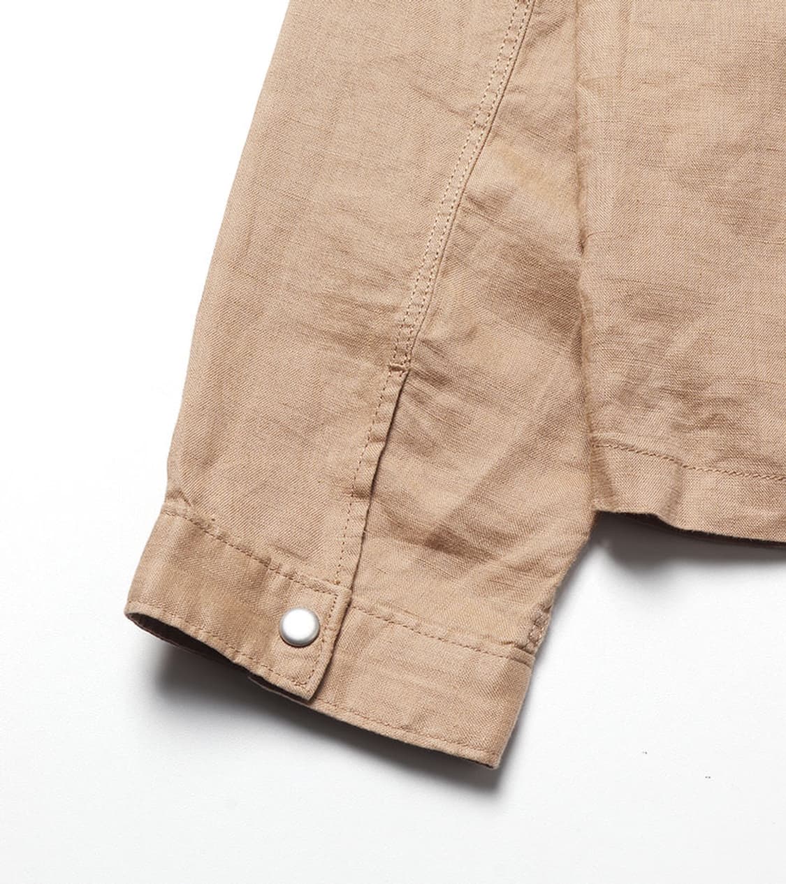 BEAMS - LINEN SINGLE RIDER JACKET 상품이미지10