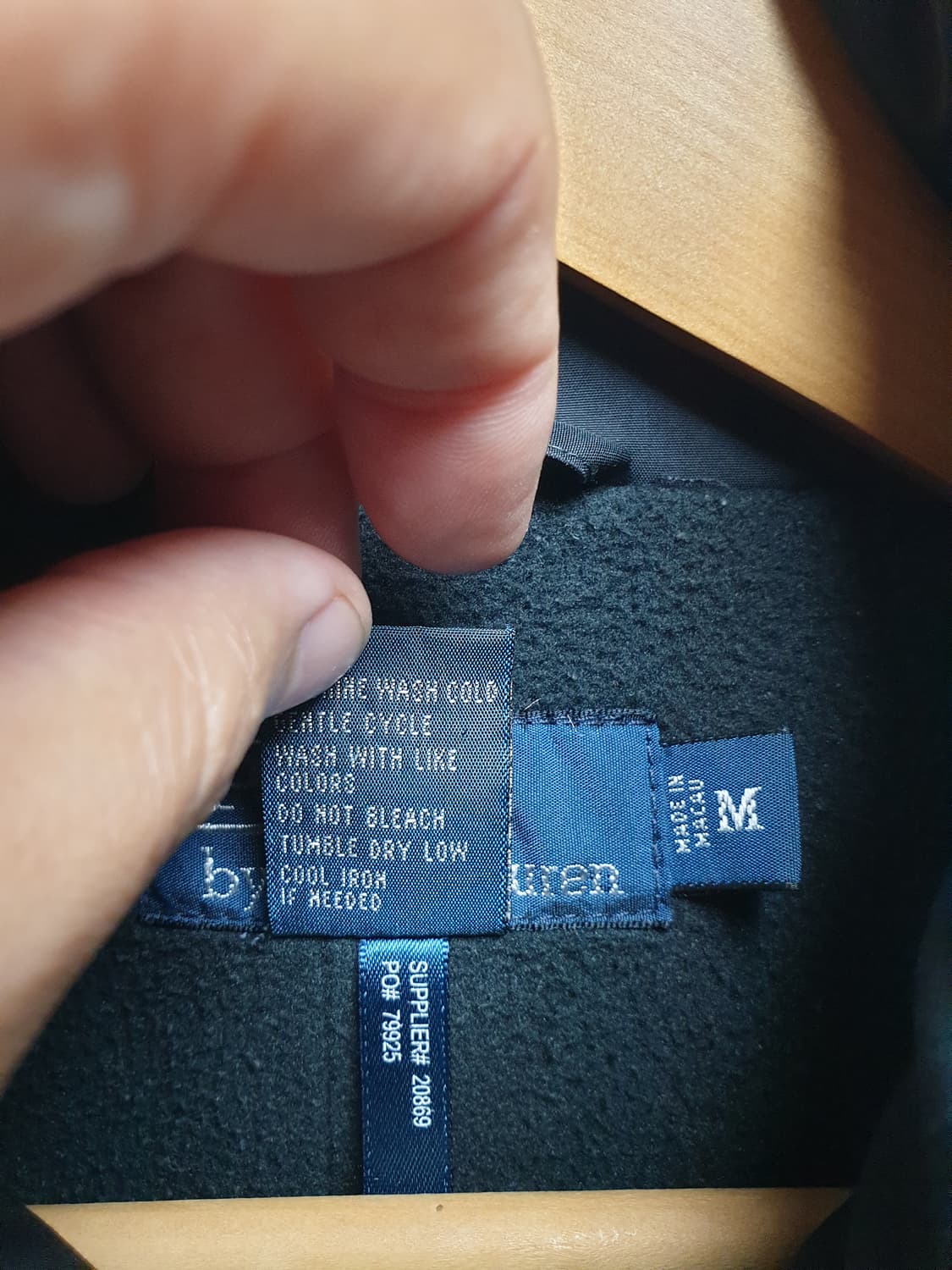 [m/100/정품] 폴로 랄프로렌 기모 블루종 자켓 상품이미지8