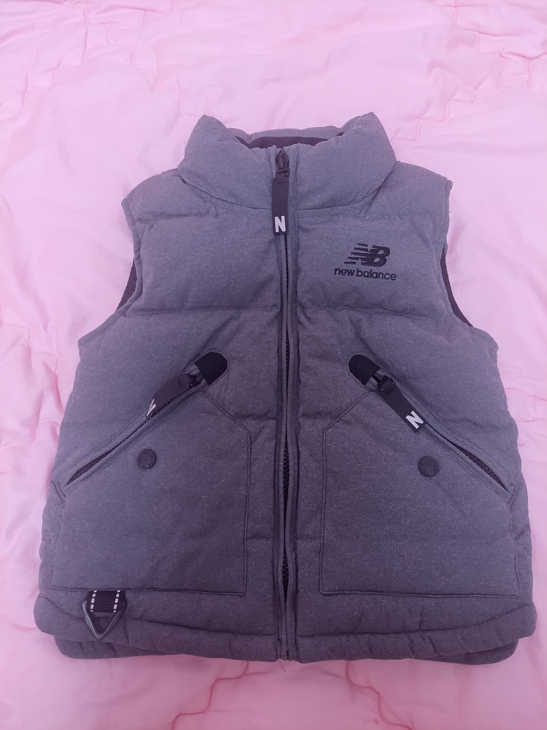 급처상태좋음!뉴발란스 오리털 패딩 조끼 베스트 키즈(110)아동복 상품이미지1