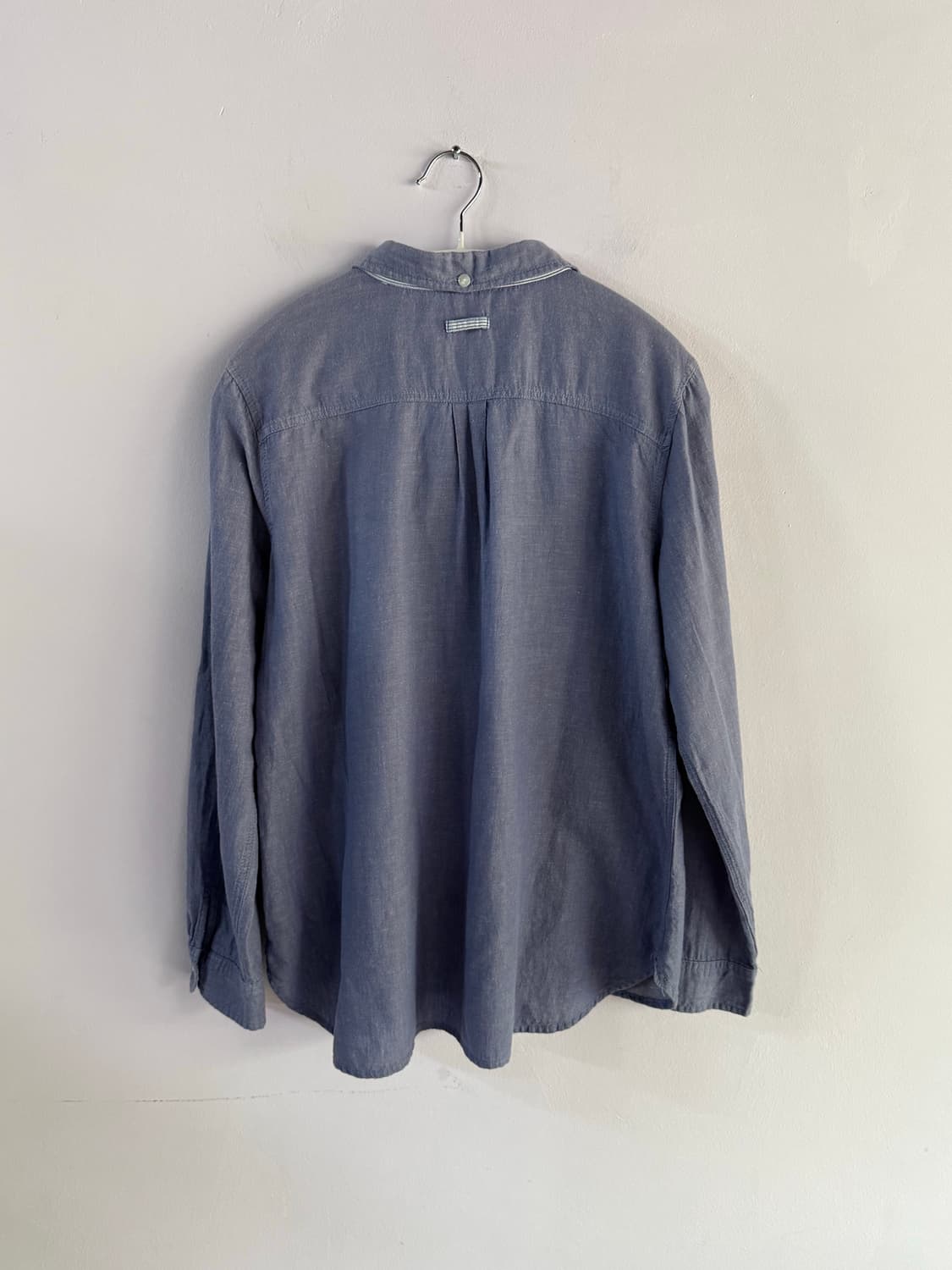 둥근카라 블라우스 수제패치 일본빈티지 상품이미지8