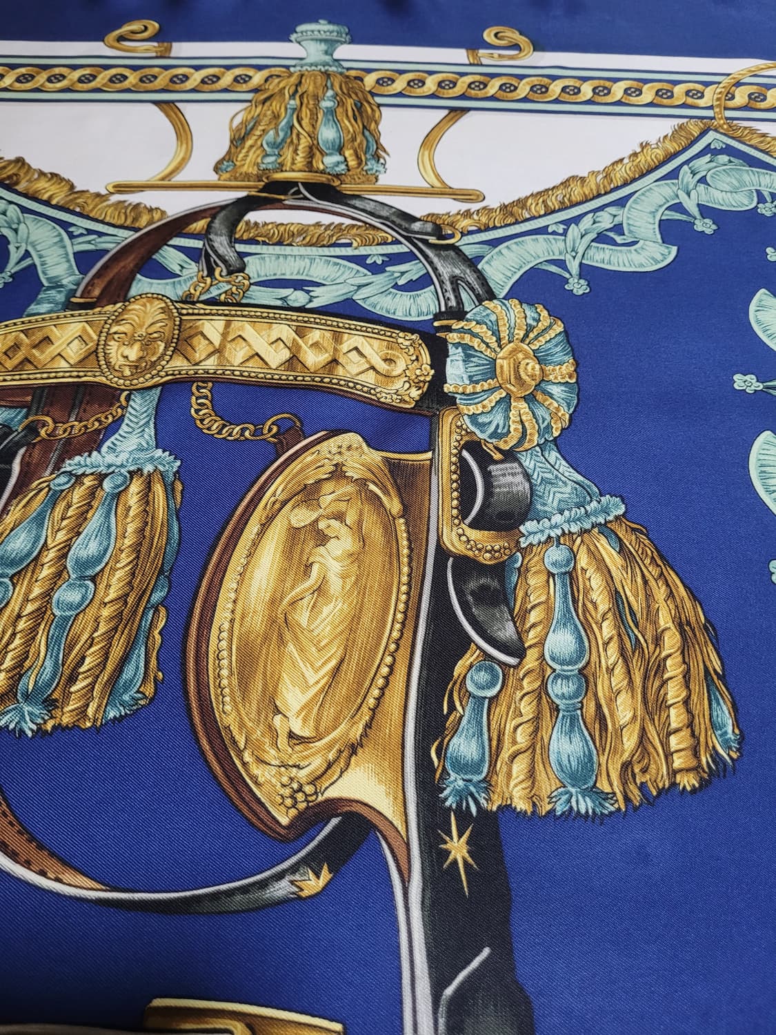 정품 에르메스 까레 실크 스카프 상품이미지5