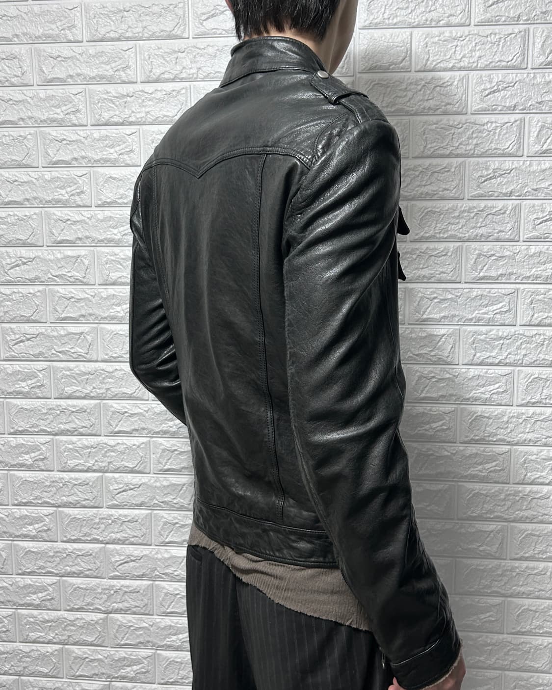 빈티지 램스킨 멀티 포켓 자켓 상품이미지4