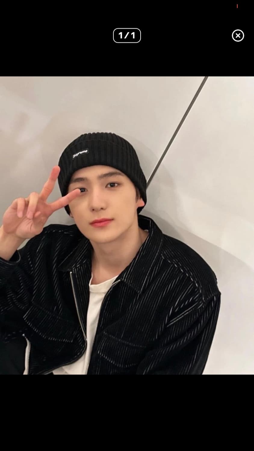 슈프림 오버나이드 비니 블랙 상품이미지1