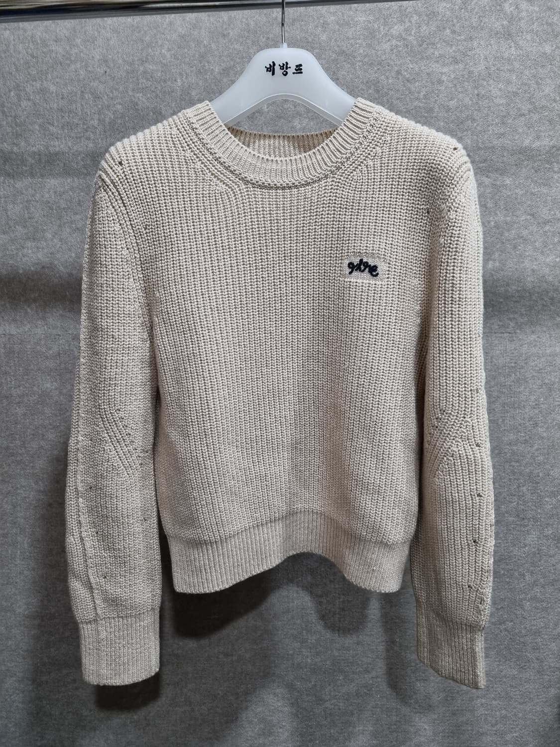 여성 free 타임 캐시미어 니트 긴팔 상품이미지2