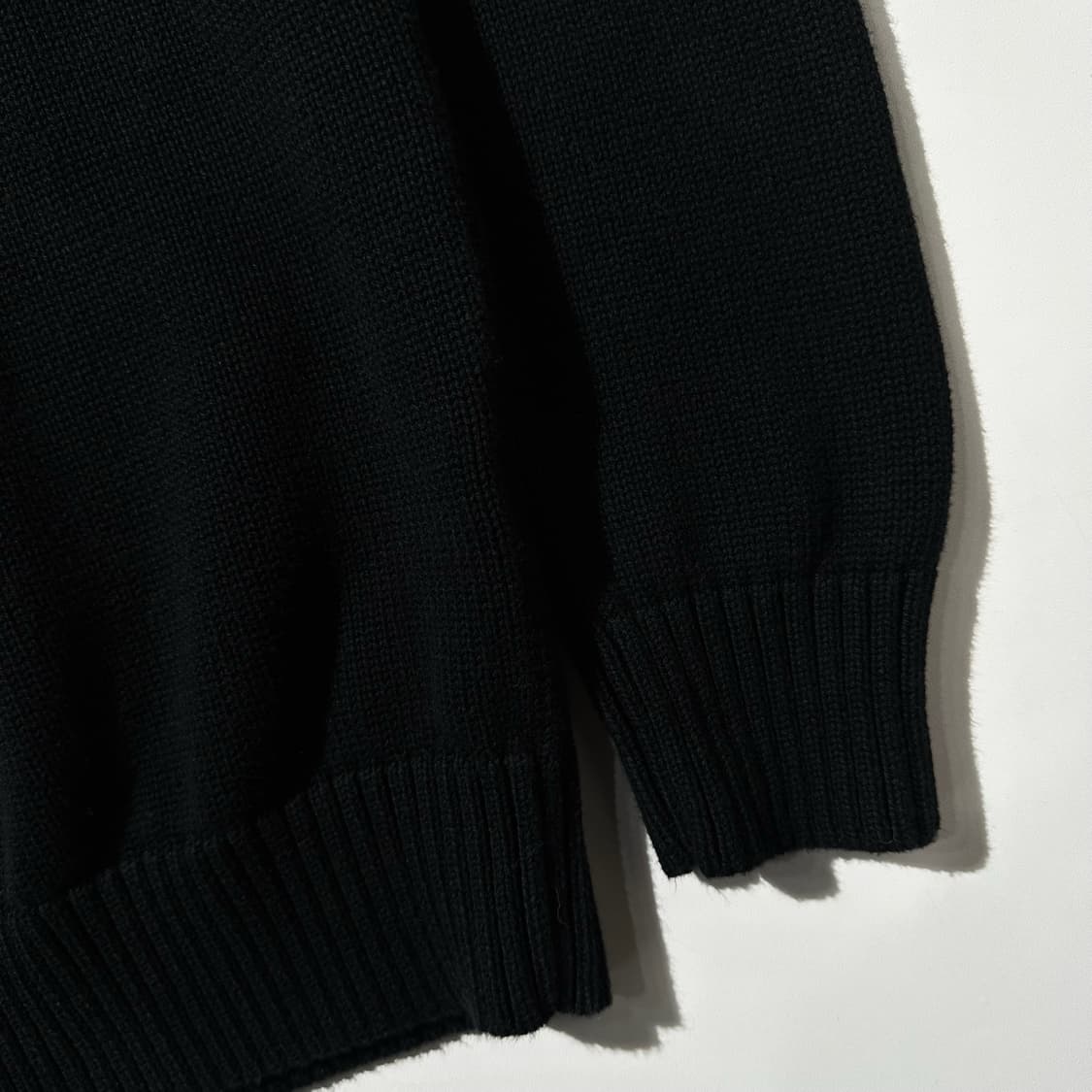 폴로 랄프로렌 하프집업 니트 블랙 (신형QR) 상품이미지7