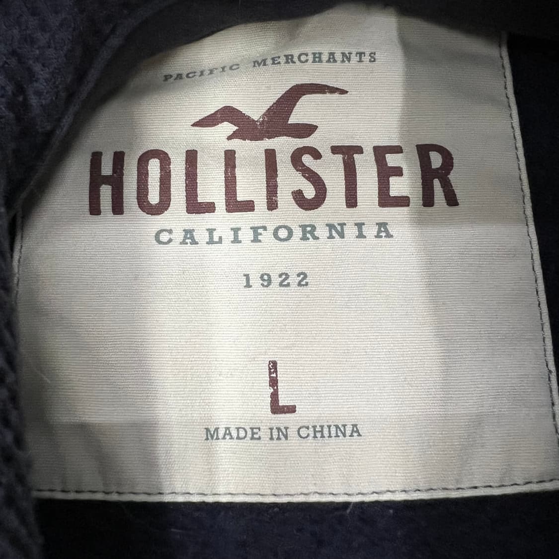 홀리스터 네이비 후드집업 상품이미지2