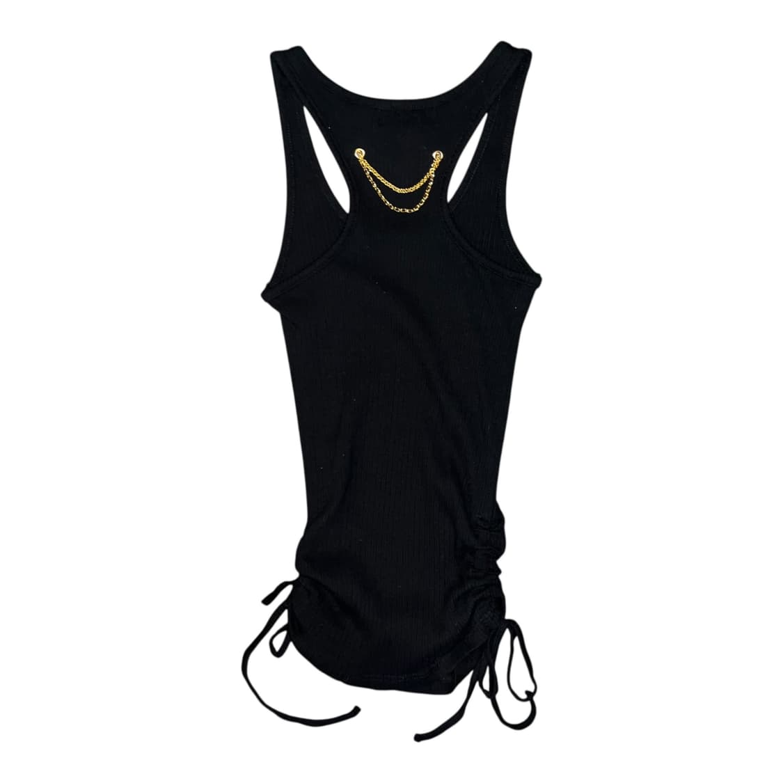 CECIL McBEE 세실맥비 금체인 포인트 셔링 골지나시 갸루y2k 상품이미지5