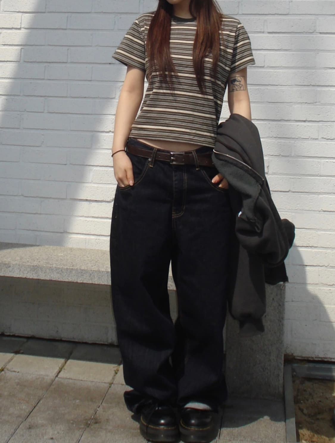 아워캐비넷 팬츠 minimal nonfade pants 논페이드 데님 상품이미지1