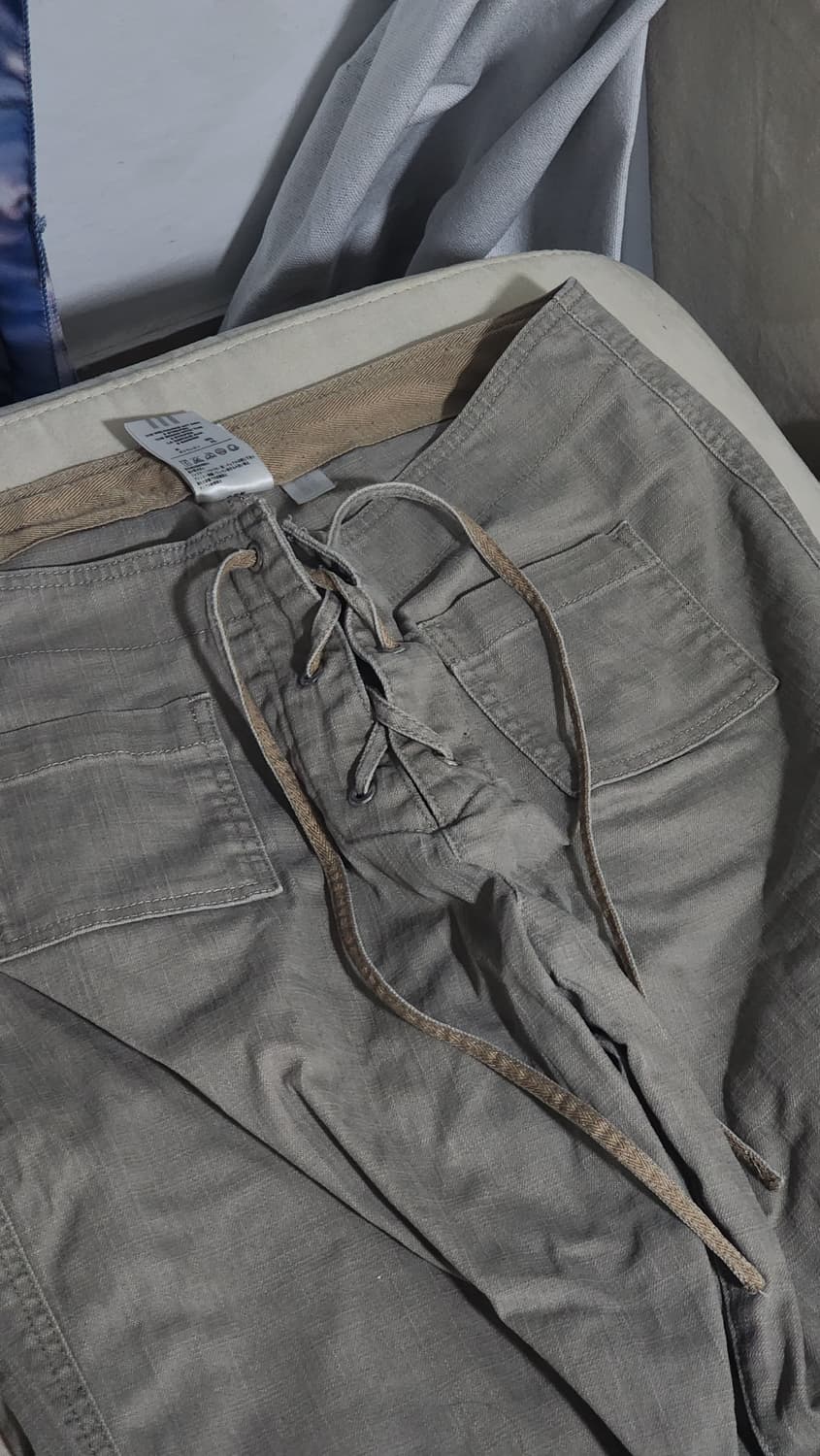 아디다스 리본끈 면바지, 브라운 L 상품이미지4