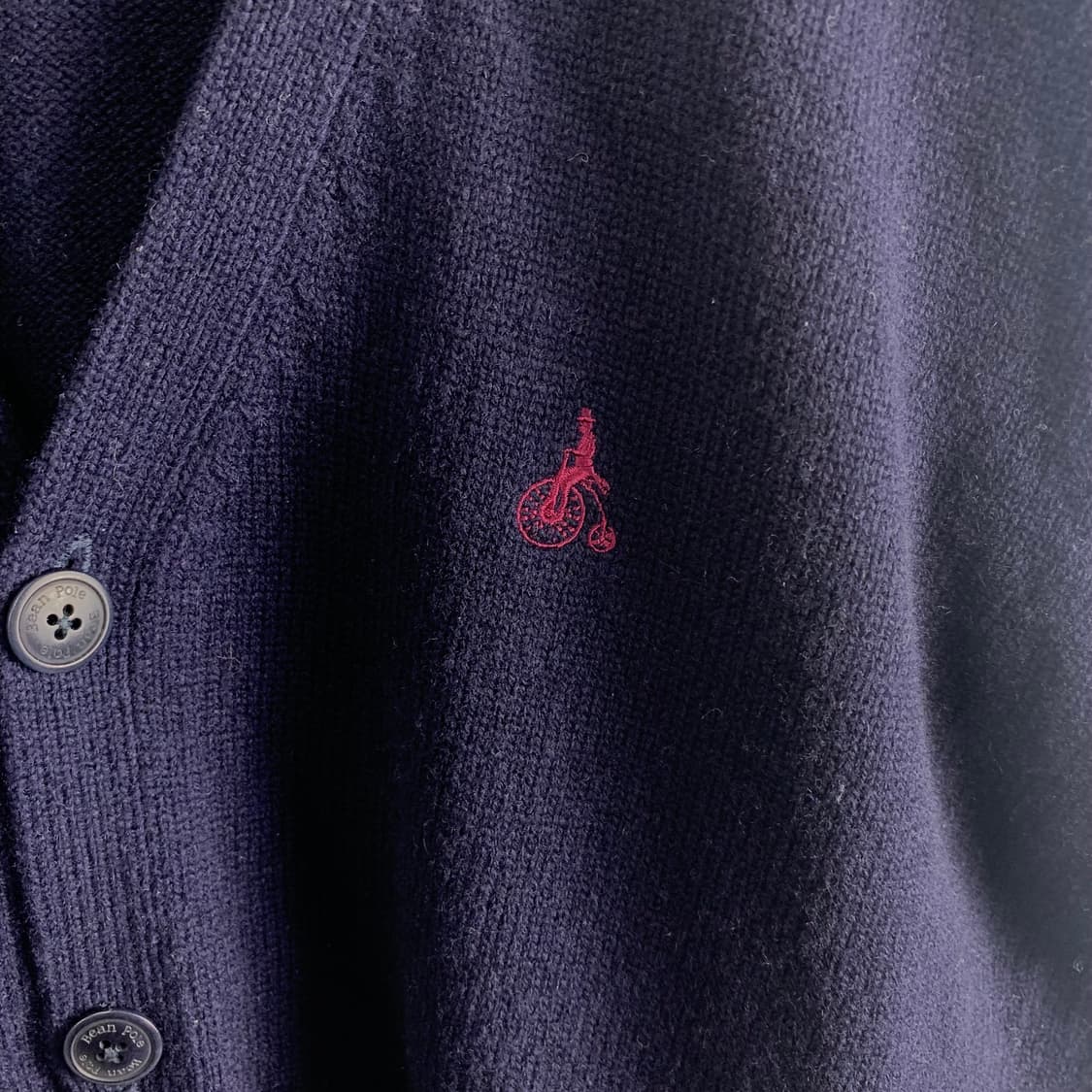 빈폴 자수로고 네이비 니트 가디건 상품이미지3