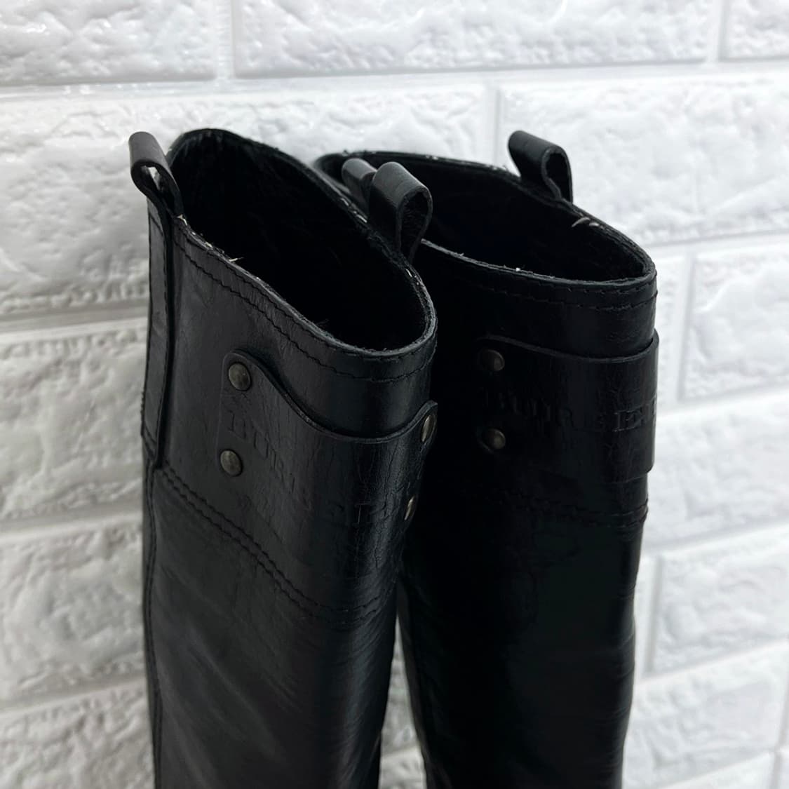 Burberry Leather Long Boots Black / 36 상품이미지7