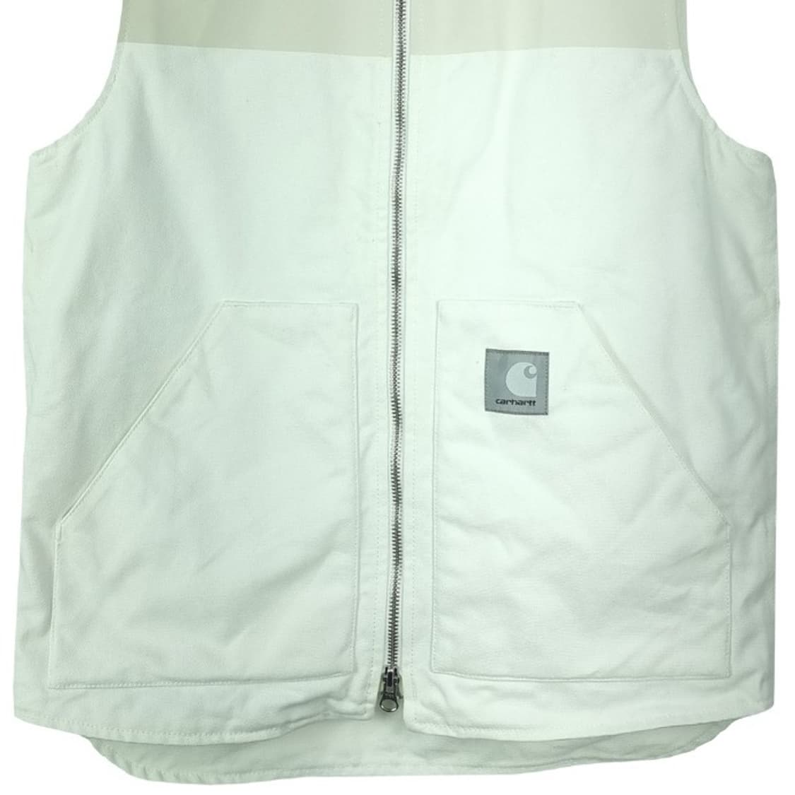 칼하트 X 슬램잼 로고 패치 테이핑 워크 베스트 조끼 화이트 M16770 상품이미지5