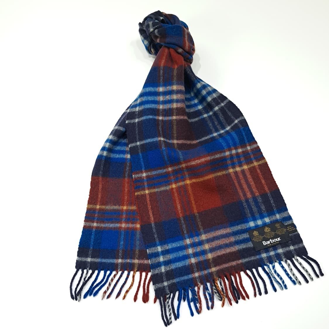 MX466 바버 스코틀랜드판 램스울 3로얄워런트 타탄 머플러 목도리 상품이미지2