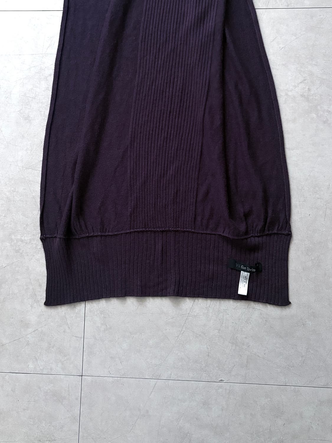 요지야마모토 리빙 퍼플 머플러 상품이미지3