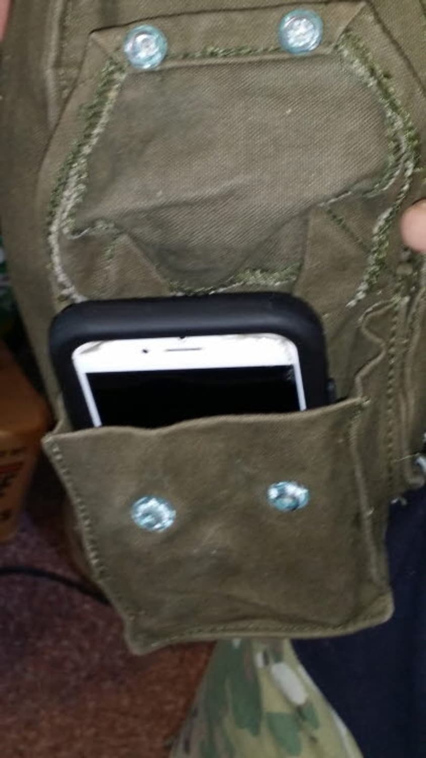 미군 월남전 빈티지 캔버스 크로스백 상품이미지6