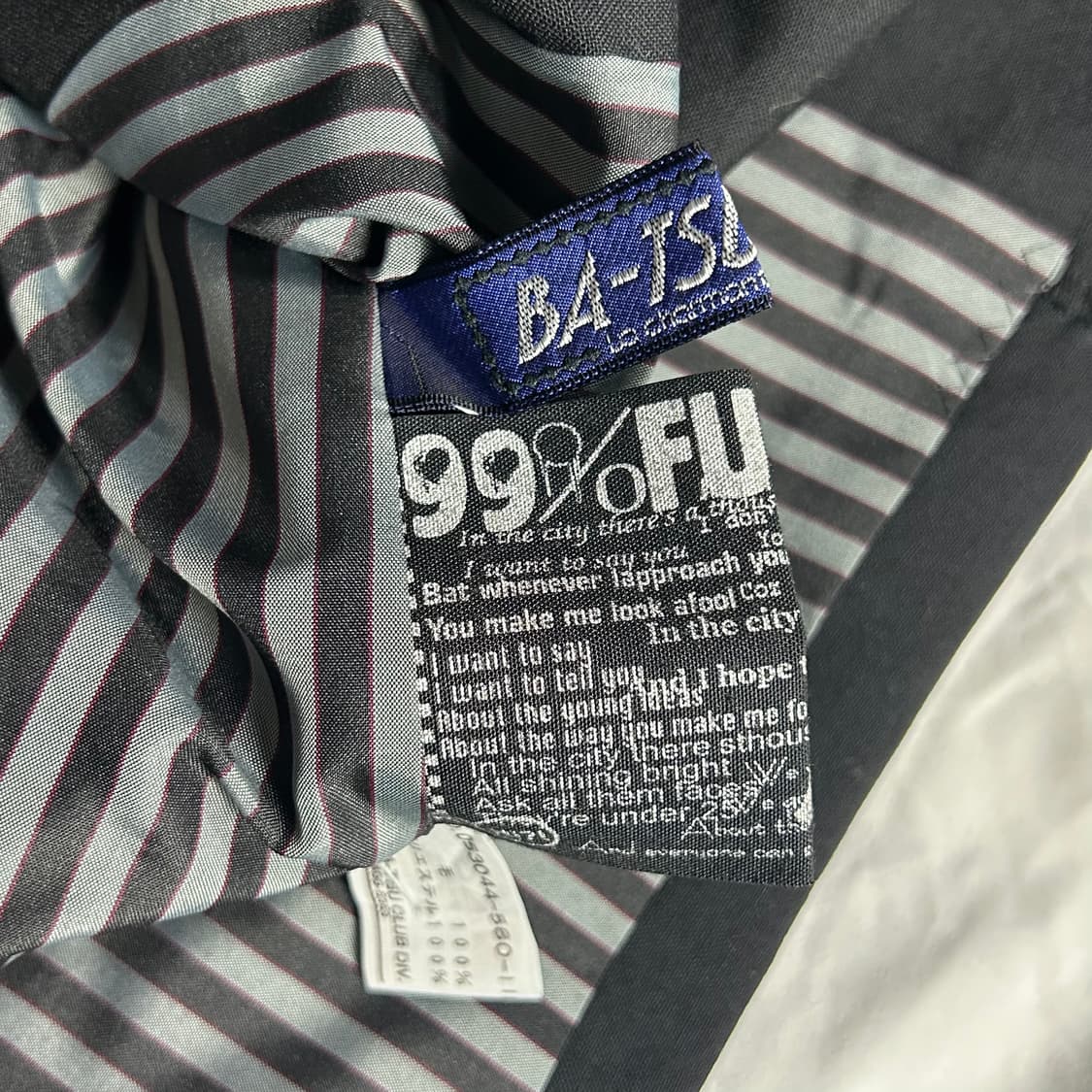 [BA-TSU CLUB] 바츠 펑크 지퍼 디테일 테일러드 자켓 상품이미지4