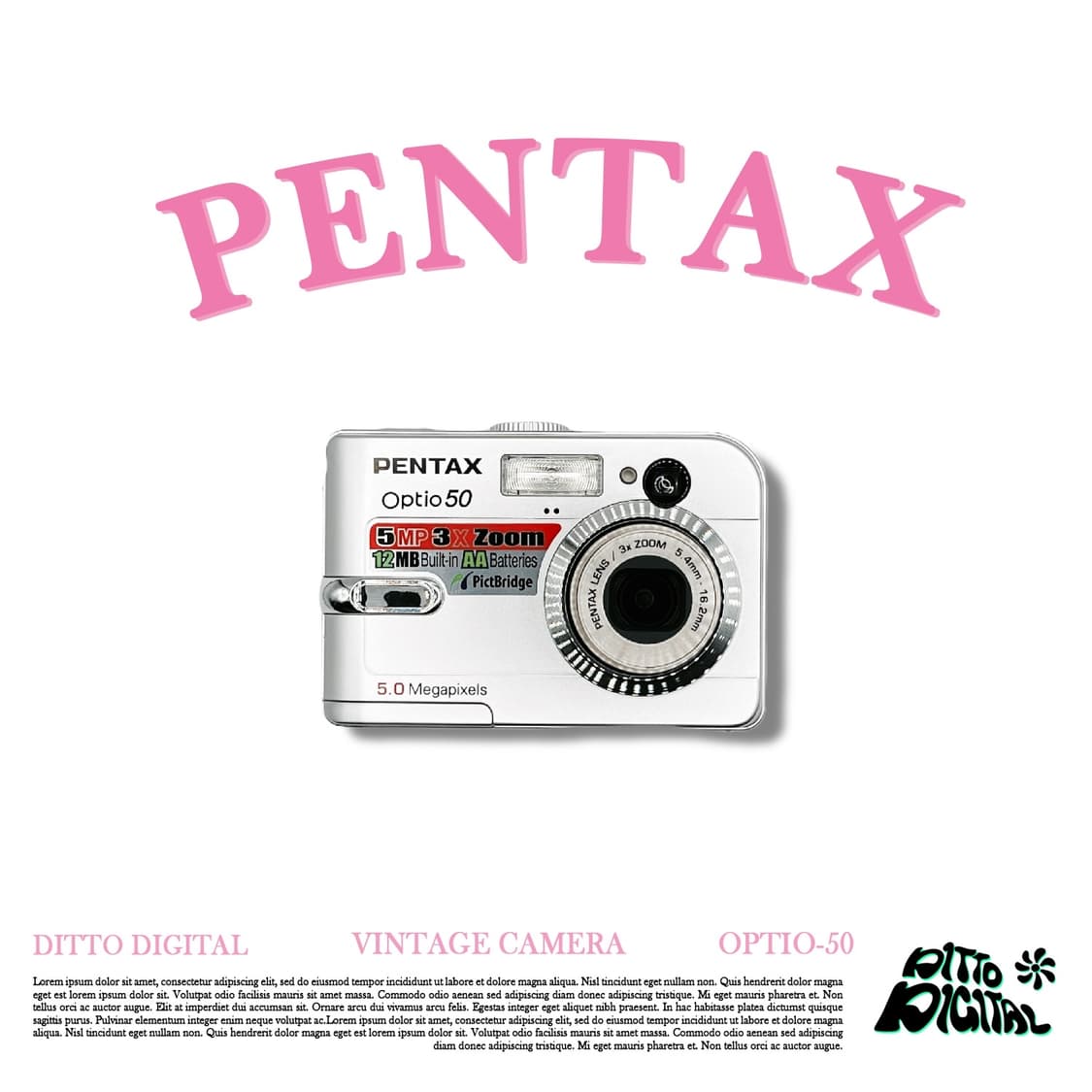 Pentax Optio 50 디카 상품이미지1