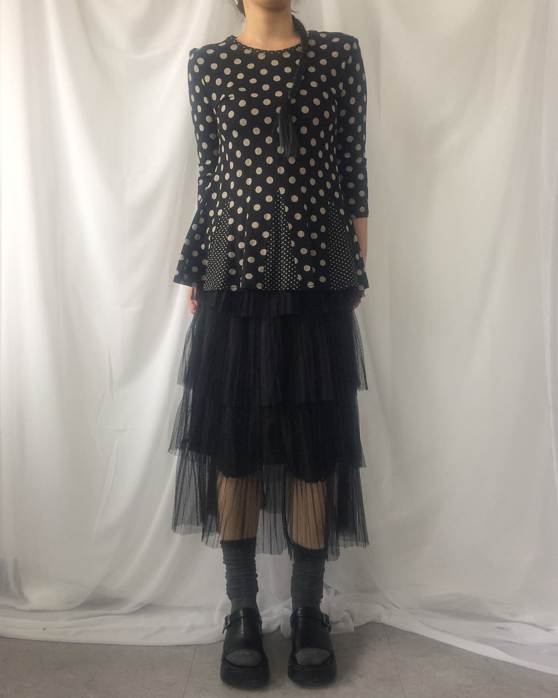 Sha layer long skirt 상품이미지5