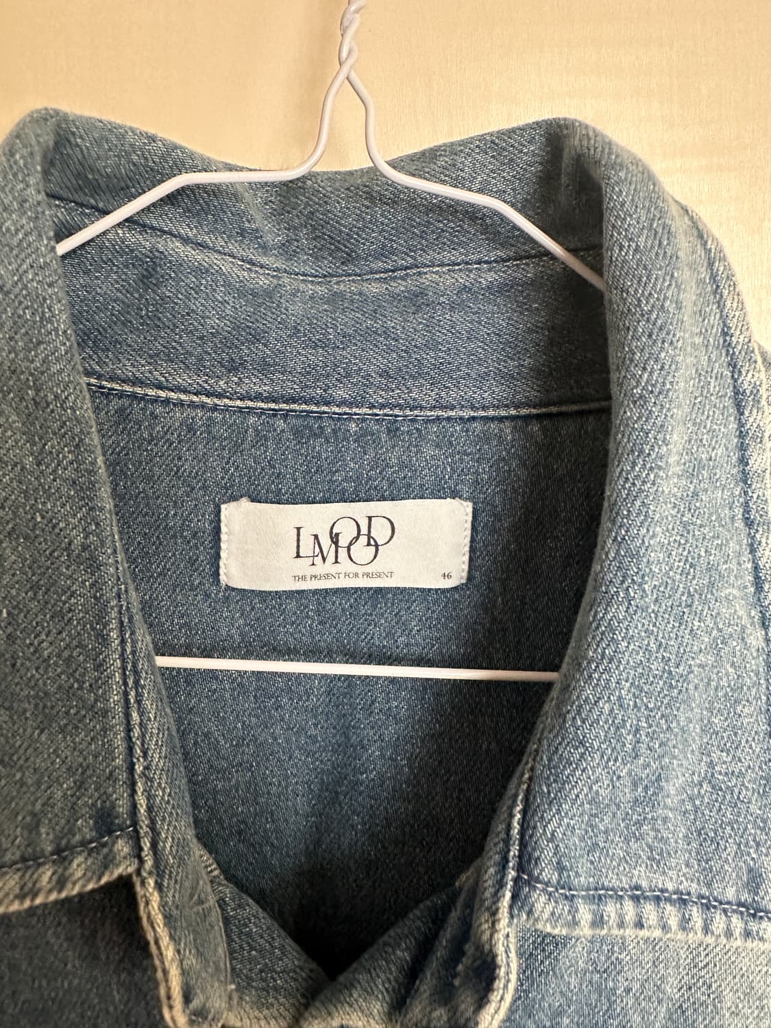 엘무드 데님 반팔셔츠 46 상품이미지3