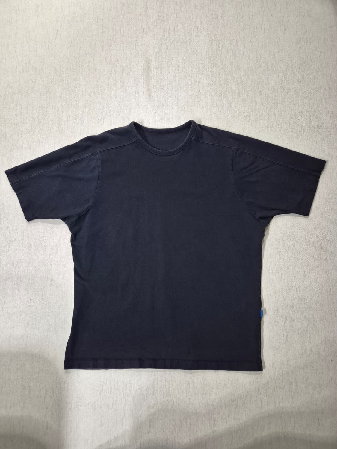도큐먼트 반팔 티셔츠(M, 네이비) 상품이미지1